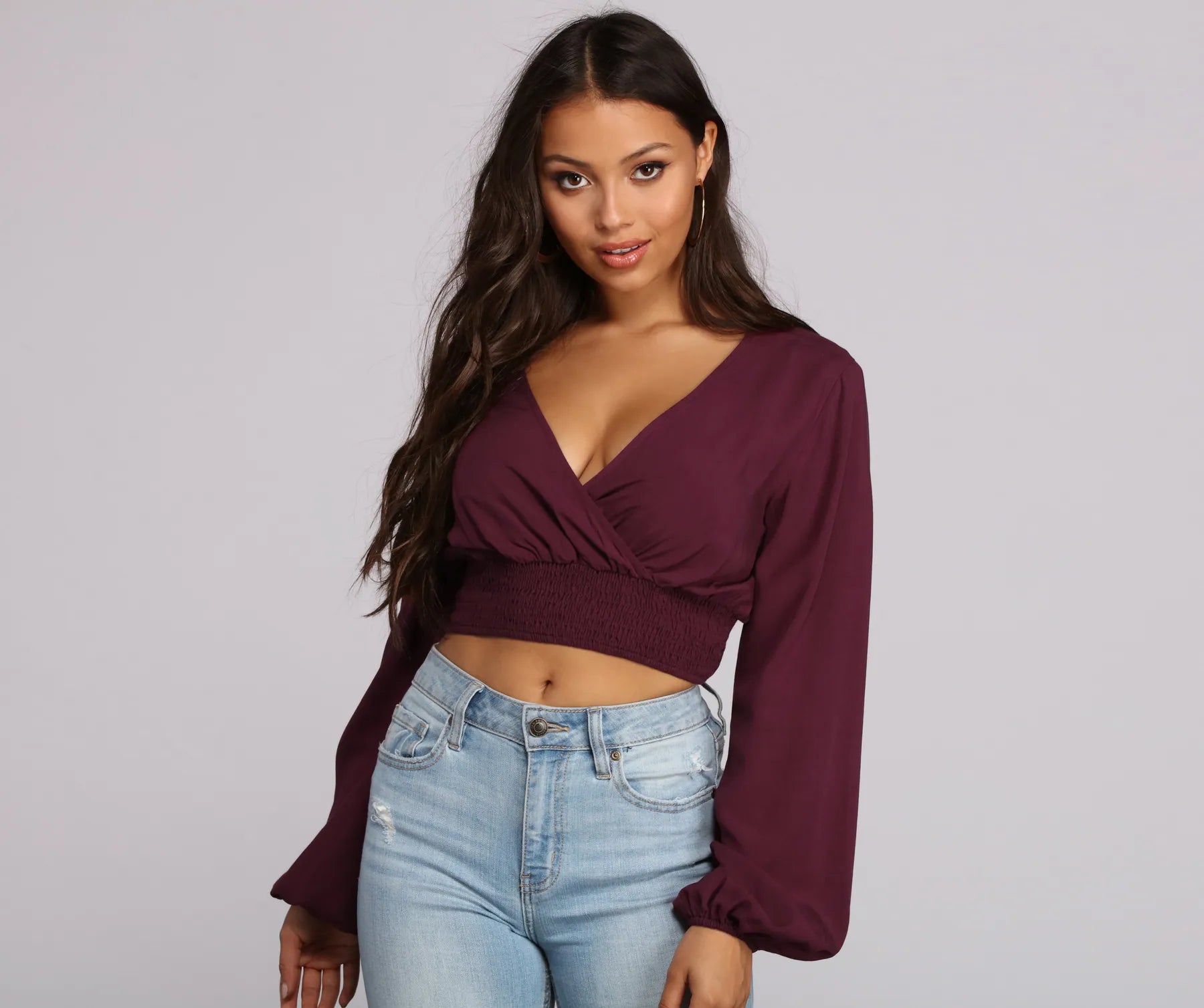 Savings Event Simply Sweet Surplice Top