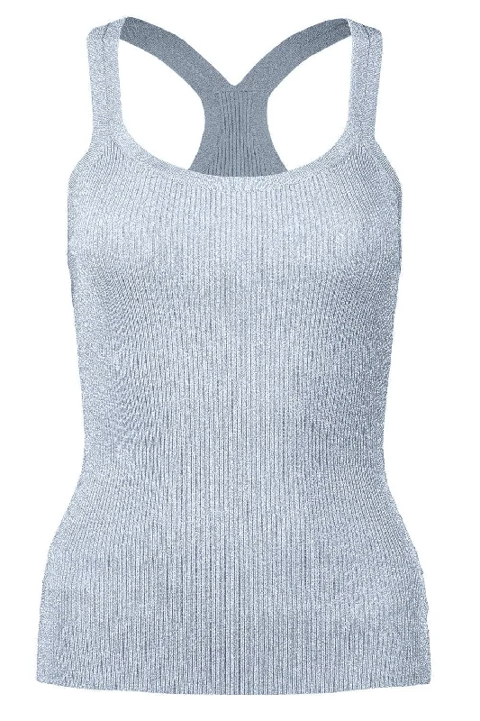 Weekend Discounts to Savor Ribbed Racer Tank