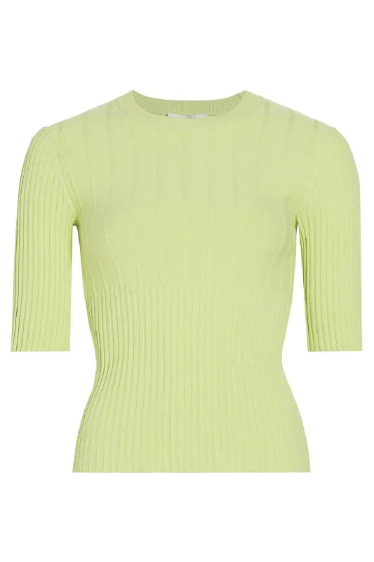Best Choice Mixed Rib Knit Sweater
