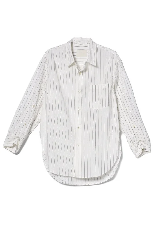 Steal Deal Kayla Shirt - Bitter Chocolate Stripe