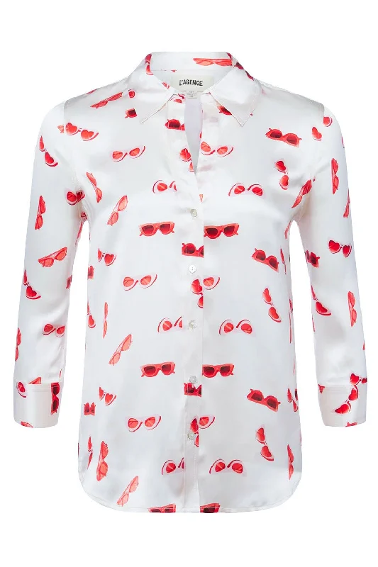 Early Bird Dani Blouse - White Multi