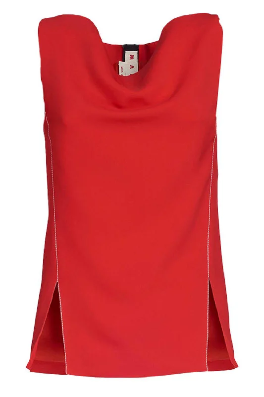 Savings Soar This Weekend Cady Top - Lacquer Red