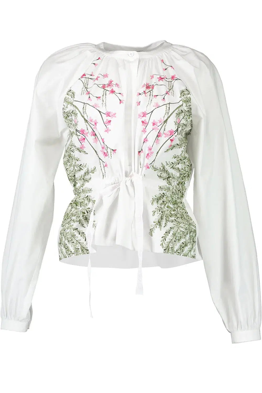 Deep Savings Floral Willow Print Blouse