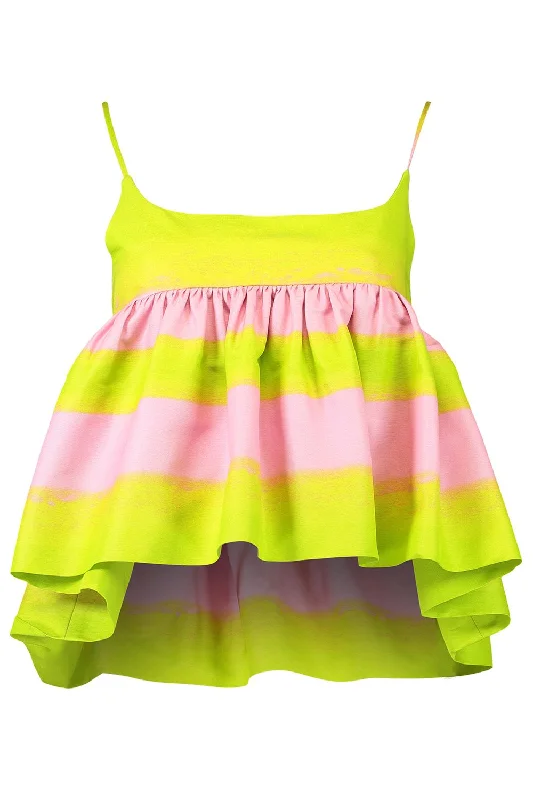 Can't Resist Cropped Ruffle Peplum Top