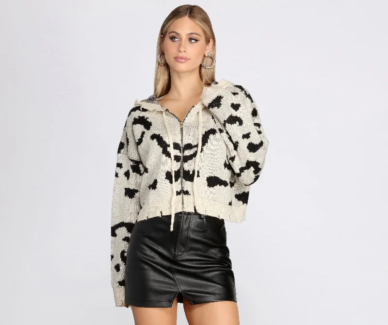 Weekend Savings Galore Lovin' The Leopard Print Hoodie