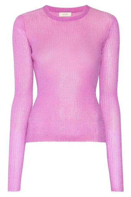Weekend Savings Spree Metallic Plisse Fitted Top