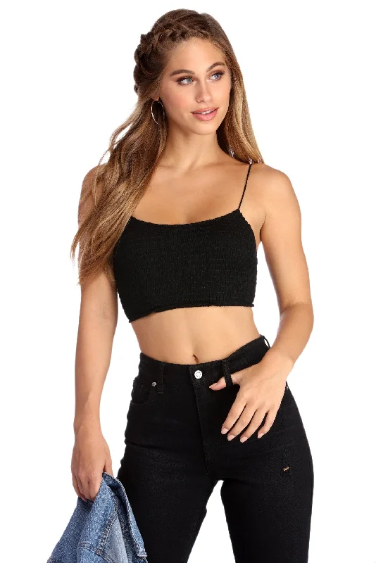 Overstock Clearance Hits The Smock Crop Top