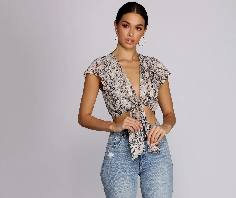 Weekend Deals That Impress So Fly Flutter Sleeve Top