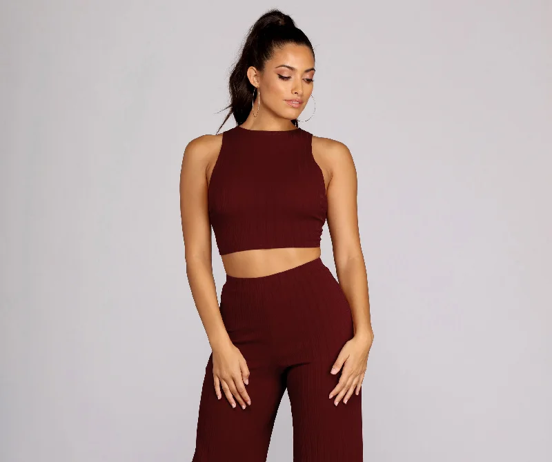 Pay Less Call My Name Ribbed Tank Top
