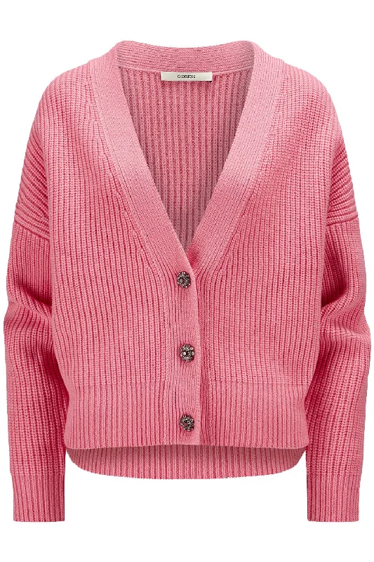 Weekend Offers That Dazzle Deep V Cardigan