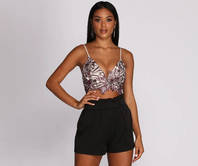 Weekend Savings Sensation Effortless Beauty Bustier Crop Top