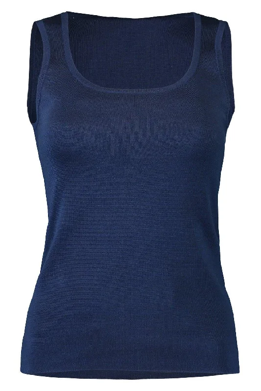 Weekend Bargains to Snag Interlock Tank - Navy