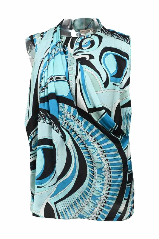 Weekend Bargains to Relish [WW46007] Emilio Pucci | Sleeveless Top