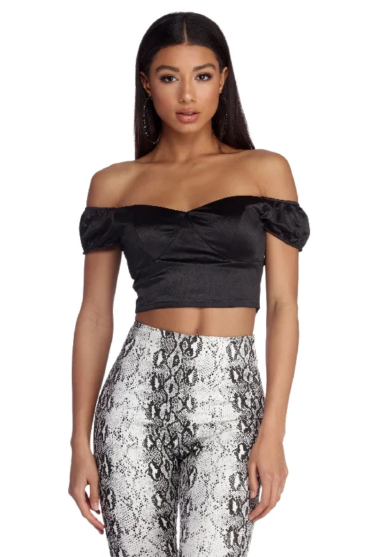 Weekend Specials to Delight Smooth Like Me Crop Top