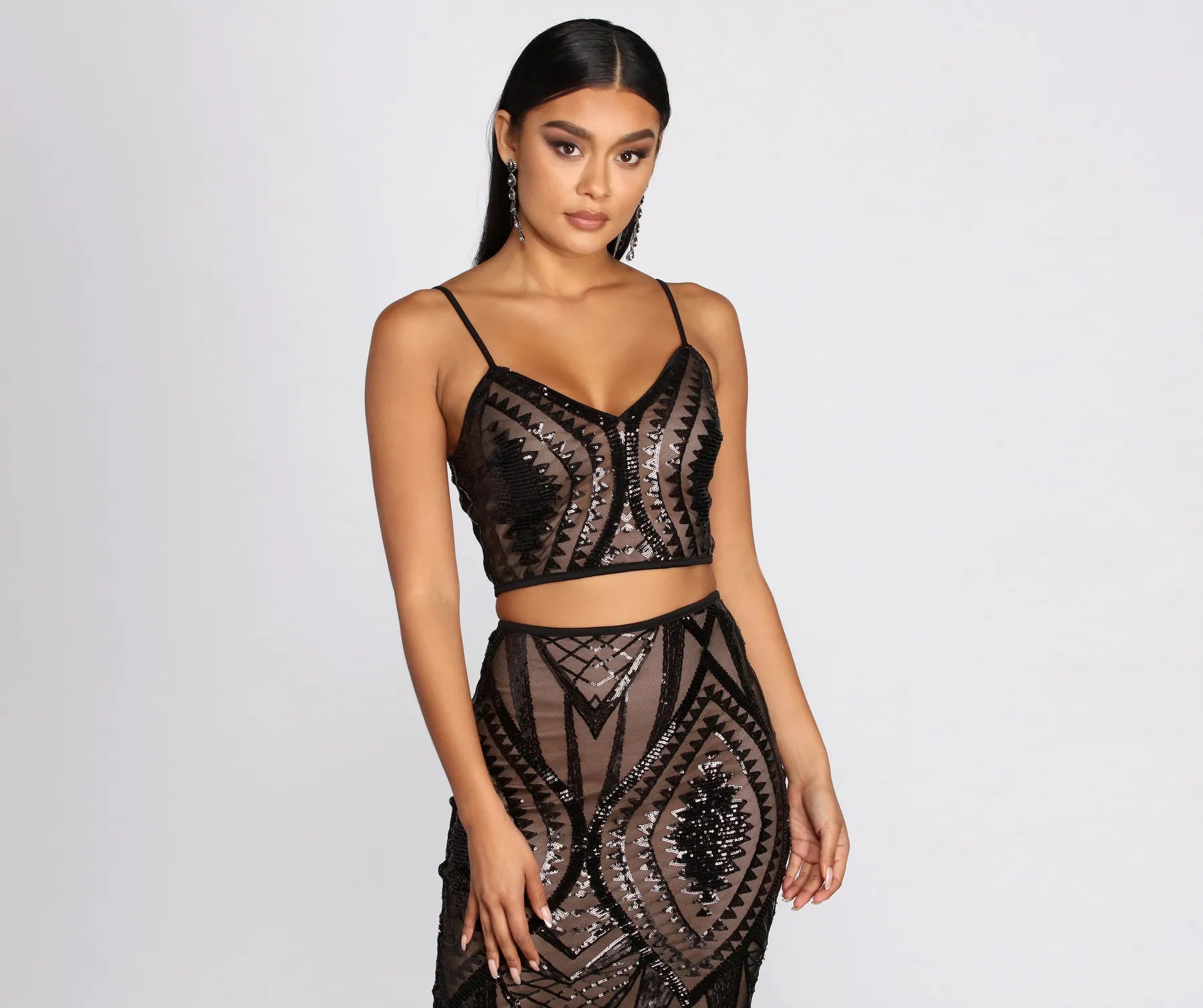 Weekend Wonders Await! Stroke Of Midnight Crop Top