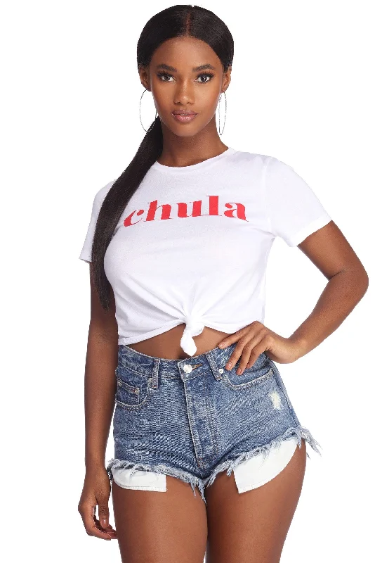 Fantastic Savings Chula Graphic Knot Tee