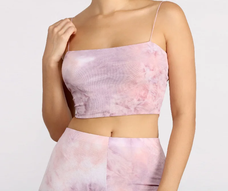 While Supplies Last Tie Dye Daze Crop Top