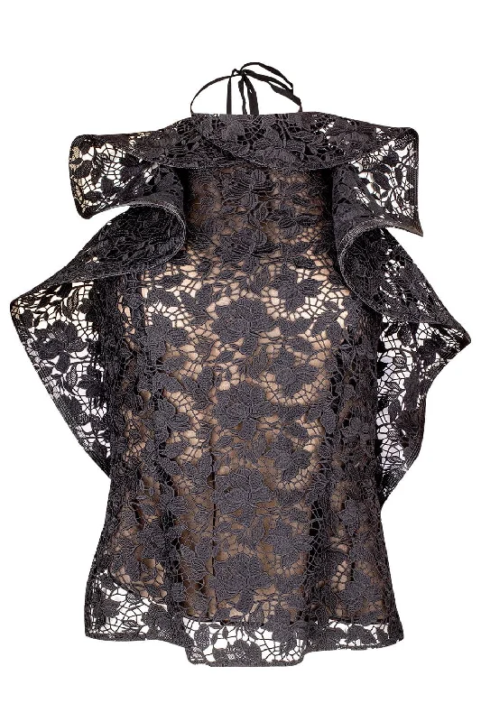 Online Exclusive Halter Neck Ruffle Blouse