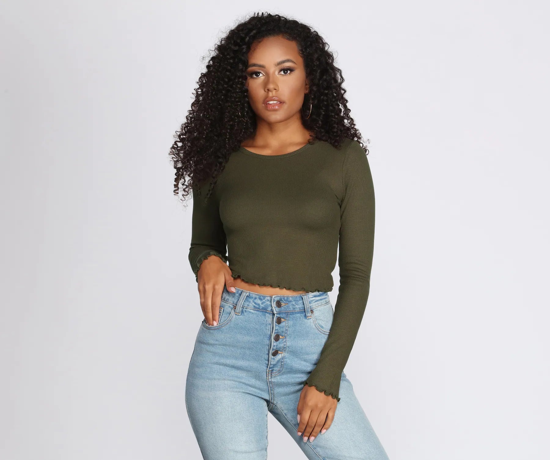 Markdown Sale Basically Beautiful Crop Top