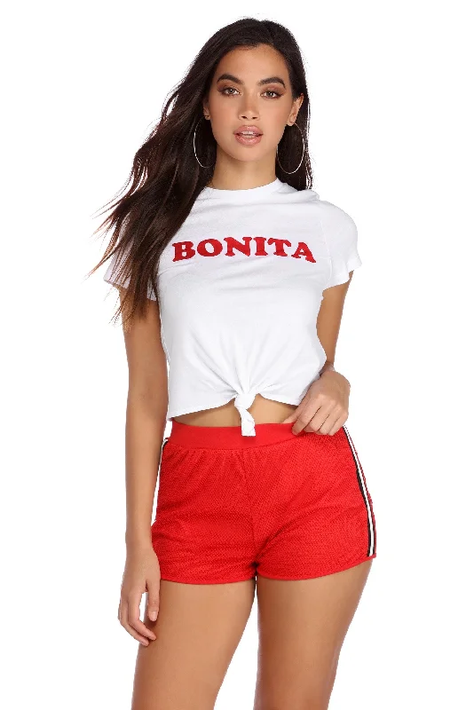 Weekend Bargains to Love Knotted Bonita Crop Tee
