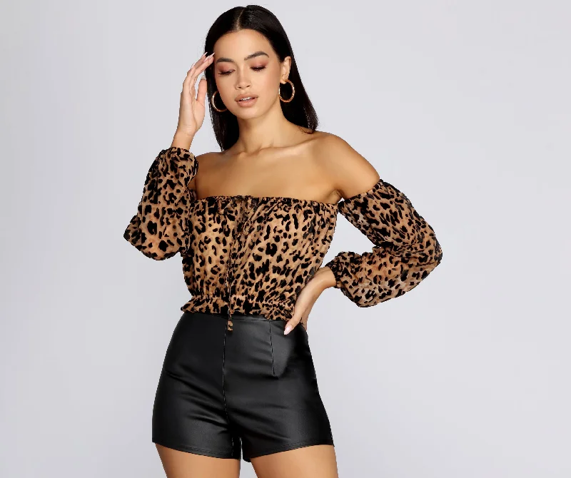Weekend Deals That Amaze Wild Card Chiffon Top
