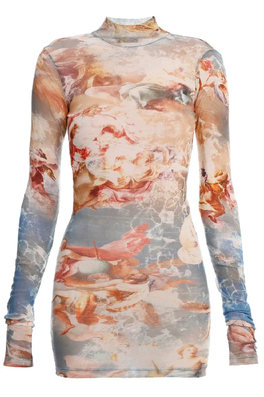 Weekend Wonders Await! Long Sleeve Tulle Top