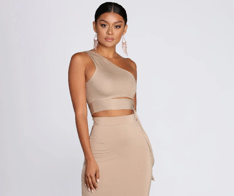 Weekend Bargains Just for You Owning Knit Crop Top