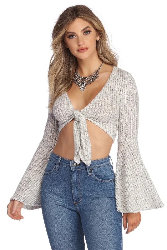 Weekend Bargains to Enjoy Boho Beauty Tie Front Top