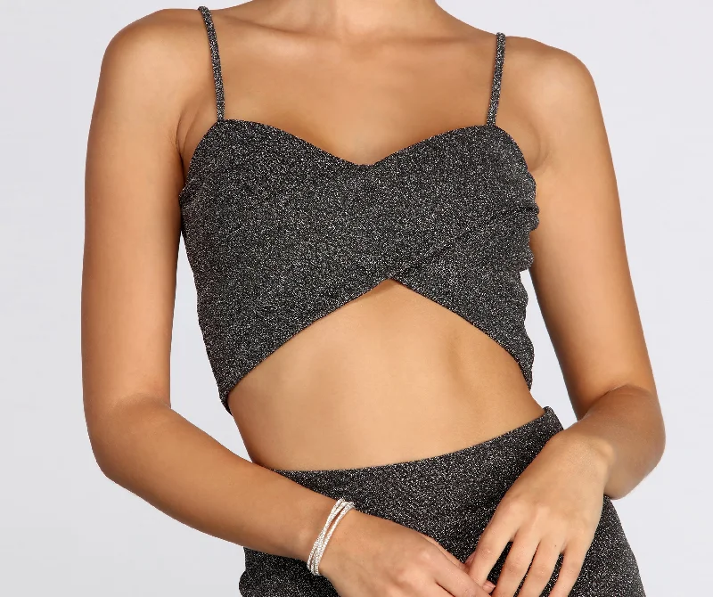 Hurry Up Bring The Drama Crop Top