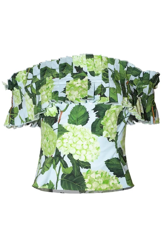 Weekend Bargains to Savor Hydrangea Off The Shoulder Top