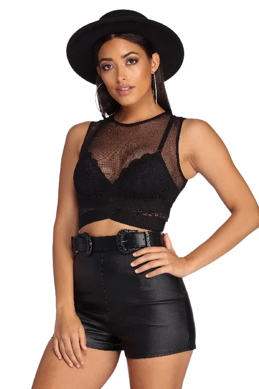 Extra Savings Caught Up In Style Crop Top