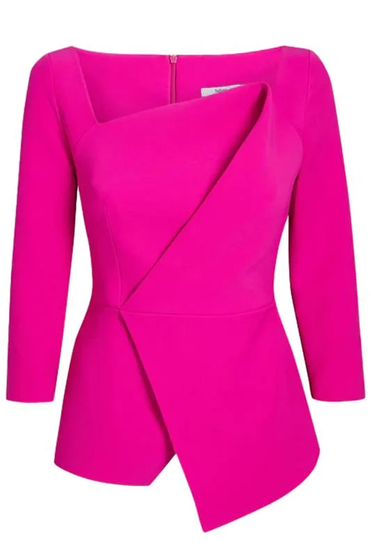 Weekend Deals That Please Lilian Top - Wild Strawberry