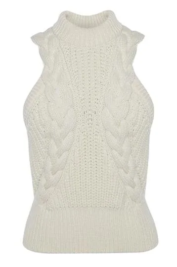 Weekend Specials to Savor Sleeveless Cable Top