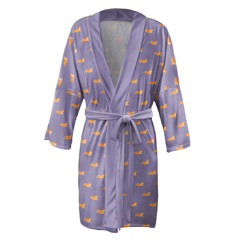 Hurry Up Corgi Robe