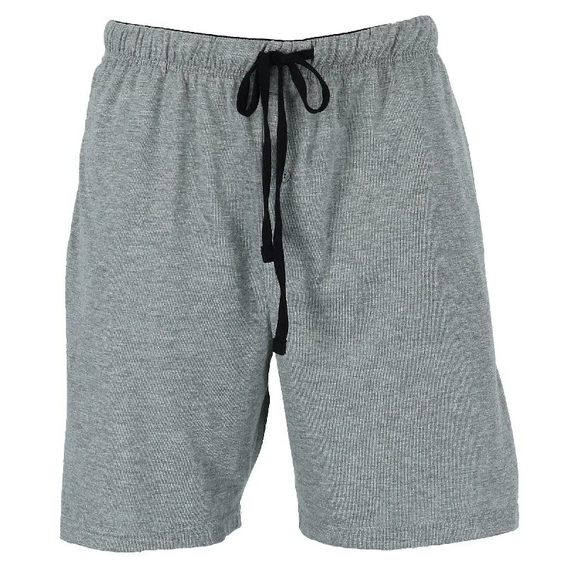 Shop Now Hanes Men's Jersey Knit Cotton Button Fly Pajama Sleep Shorts