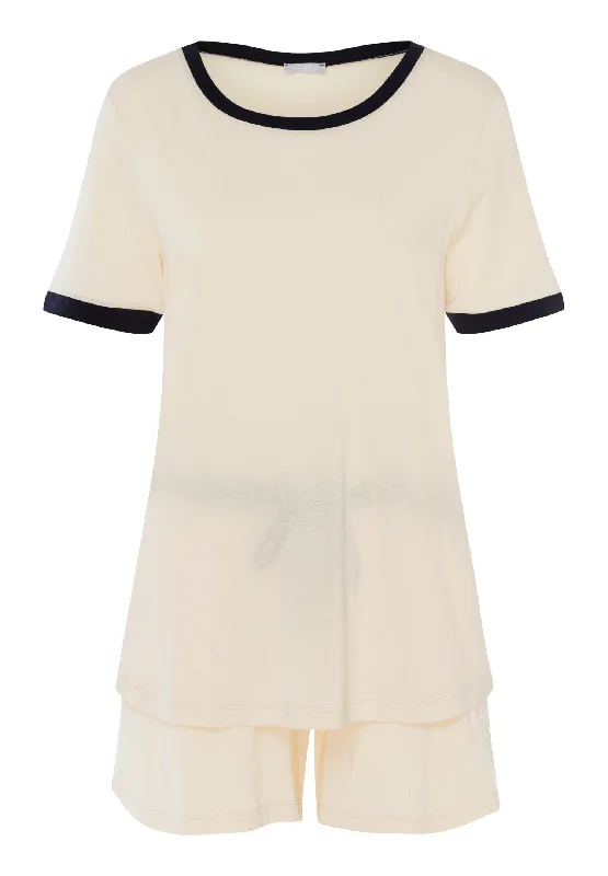 Reduced Rates Laura Short Pajama Set | Antique White 74262-2221