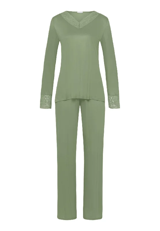 Weekend Deals That Sparkle Elia Soft Lace Trim Pajama Set | Loden Frost 74991-2718