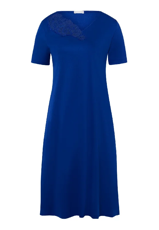 Weekend Bargains Await You Naila Supima Cotton Nightgown | Deep Indigo 74995-1653