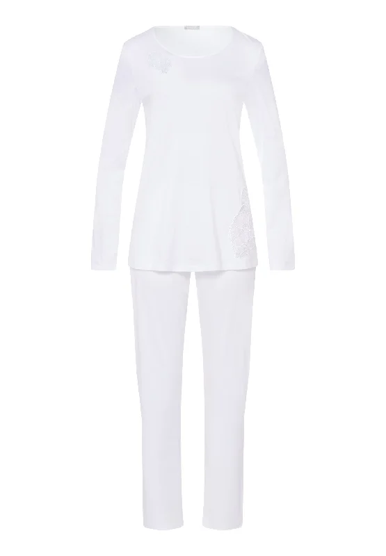 Weekend Offers That Please Paola Supima Cotton Pajama Set | White 76107-101