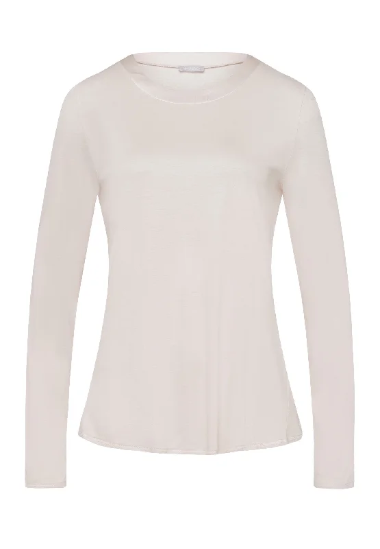 Act Fast Grand Central Silk Trim Relaxed Top | Moonlight 77381-1233