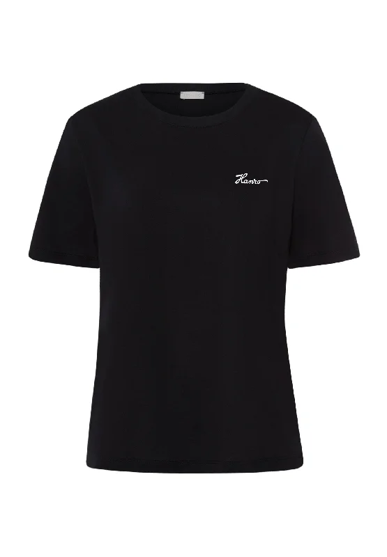 Unmissable Sale Natural Shirt Cotton Embroidered Logo T-Shirt | Black 78806-019