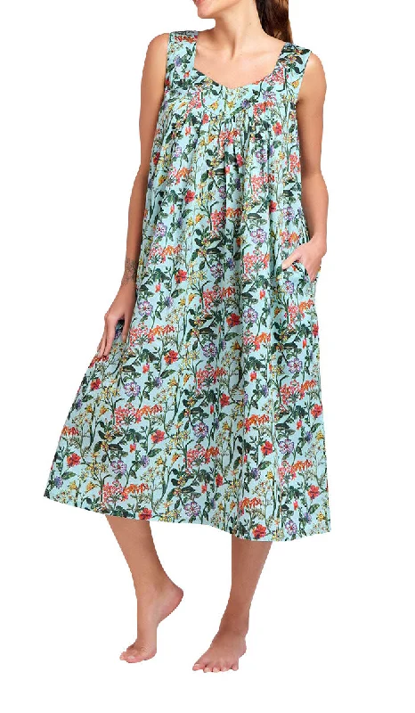 Blue Vibrant Floral