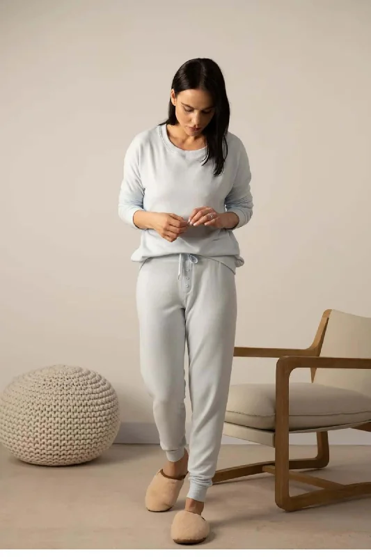 Weekend Offers That Amaze Cozy Long Lounge Set in Morning Blue