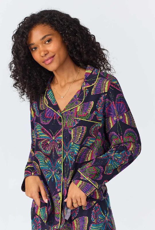 Weekend Specials to Grab BedHead x Trina Turk Butterfly Long Sleeve Classic Stretch Jersey PJ Set Weekend Specials to Grab BedHead x Trina Turk Butterfly Long Sleeve Classic Stretch Jersey PJ Set