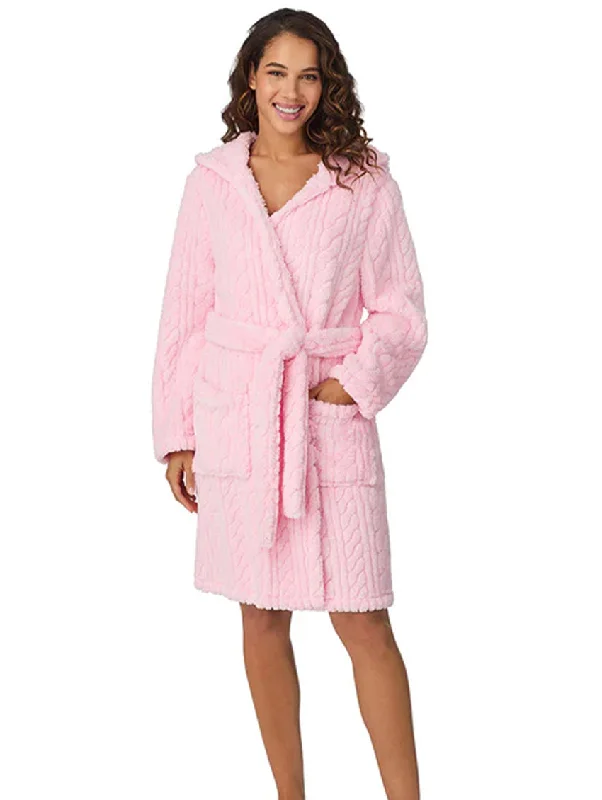 One-Day Only Cuddl Duds Sherpa Hooded Robe