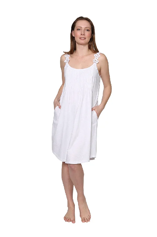 Act Now Daisy Chain Lace Trimmed Chemise