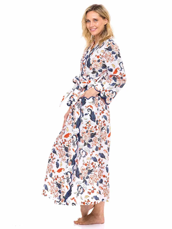 Weekend Specials to Delight Porcelain Print Classic Robe