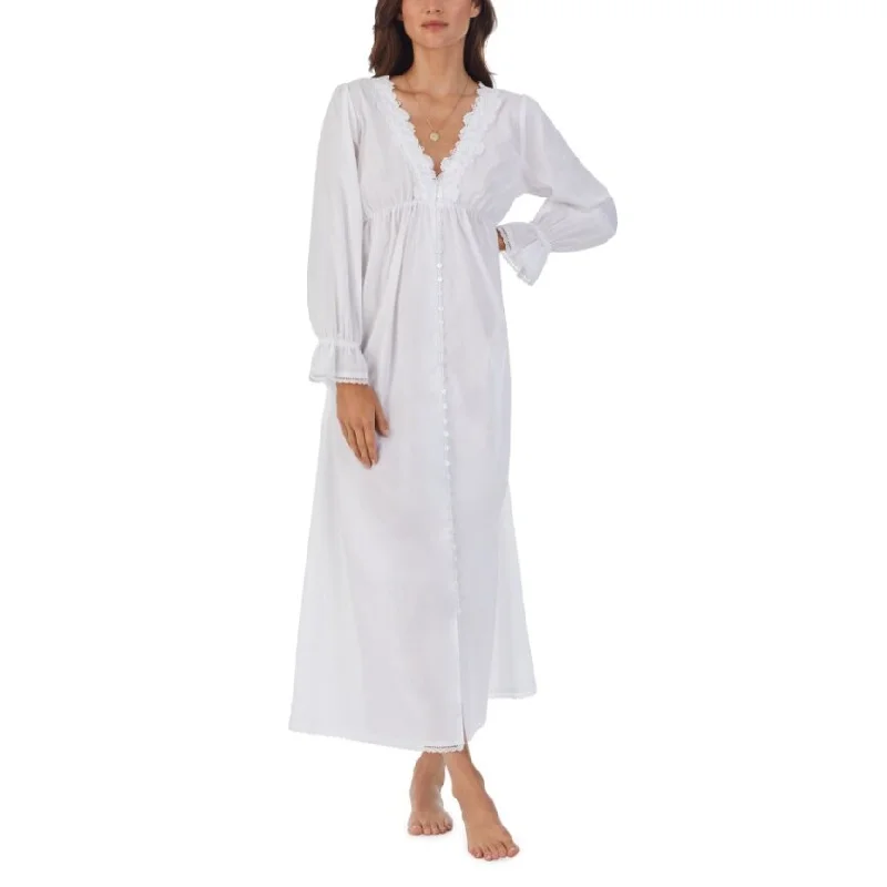 Limited Offer Eileen West Long Sleeve Button Front Robe