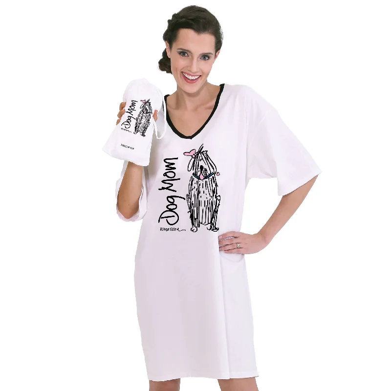 Stock Clearance Emerson Street Clothing Co. | Dog Mom | Ladies Nightshirt