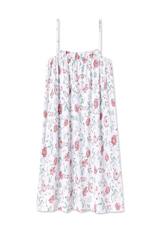 Weekend Deals That Dazzle Pima Ruffle Nightgown in Garden Vines